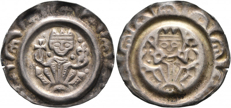 GERMANY. Donauwörth (königliche Münzstatte). Heinrich VI, 1190-1197. Bracteate (...