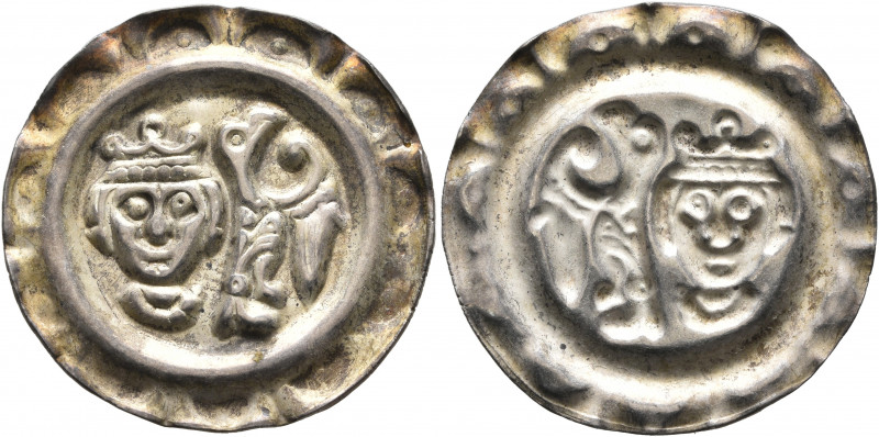 GERMANY. Donauwörth (königliche Münzstatte). Friedrich II, 1215-1250. Bracteate ...