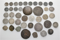 A lot containing 42 silver and bronze coins. Including: Austria and Hungary. Very fine to extremely fine. LOT SOLD AS IS, NO RETURNS. 42 coins in lot....