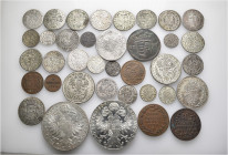 A lot containing 37 silver and bronze coins. All: Austria. Very fine to extremely fine. LOT SOLD AS IS, NO RETURNS. 37 coins in lot.


From the col...