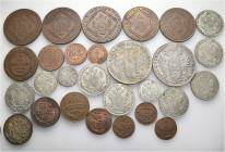 A lot containing 28 silver and bronze coins. All: Austria. Good very fine to extremely fine. LOT SOLD AS IS, NO RETURNS. 28 coins in lot.


From th...