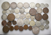 A lot containing 43 silver and bronze coins. All: Austria. Good very fine to extremely fine. LOT SOLD AS IS, NO RETURNS. 43 coins in lot.


From th...