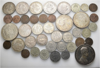 A lot containing 41 silver and bronze coins. All: Austria. Good very fine to extremely fine. LOT SOLD AS IS, NO RETURNS. 41 coins in lot.


From th...