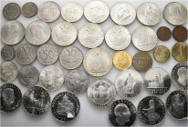 A lot containing 45 silver, bronze and copper-nickel coins. All: Austria. Good very fine to extremely fine. LOT SOLD AS IS, NO RETURNS. 45 coins in lo...