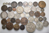 A lot containing 41 silver and bronze coins. All: British. Good very fine to FDC. LOT SOLD AS IS, NO RETURNS. 41 coins in lot.


From the collectio...