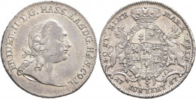 GERMANY. Hessen-Kassel. Friedrich II, 1760-1785. 1/3 Taler = 1/4 Konventiostaler 1767 (Silver, 27 mm, 6.99 g, 12 h), Kassel. FRIDER II D G HASS LANDG ...