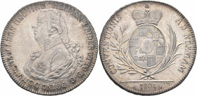 GERMANY. Hohenzollern-Hechingen. Hermann Friedrich Otto, 1789-1810. Konventionstaler 1804 (Silver, 40 mm, 28.00 g, 12 h), Stuttgart. HERMAN FRIDER OTT...