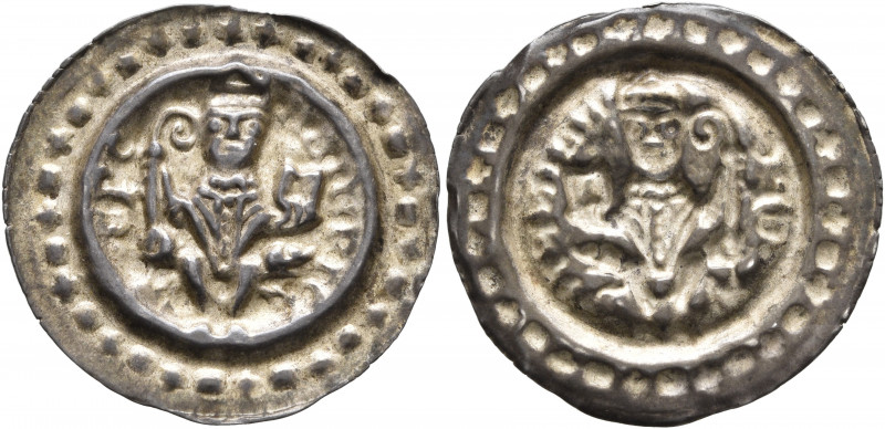 GERMANY. Konstanz (Bistum). Heinrich von Tanne, 1233-1248. Bracteate (Silver, 21...