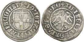 GERMANY. Konstanz (Stadt). Vierer (Billon, 16 mm, 0.53 g, 2 h), no date (1535). ✠MONETA CIVITATIS CONST Town shield in qadrilobe. Rev. TIBI SOLI GLORI...