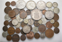 A lot containing 54 silver and bronze coins. All: Germany. Very fine to good extremely fine. LOT SOLD AS IS, NO RETURNS. 54 coins in lot.


From th...