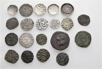 A lot containing 20 silver and bronze coins. All: Medieval Italy. About very fine to good very fine. LOT SOLD AS IS, NO RETURNS. 20 coins in lot.

...