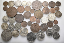 A lot containing 44 silver and bronze coins. All: Italy. Very fine to good extremely fine. LOT SOLD AS IS, NO RETURNS. 44 coins in lot.


From the ...