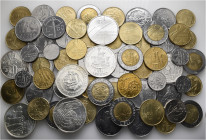 A lot containing 65 silver, bronze and copper-nickel coins. All: San Marino. Good very fine to FDC. LOT SOLD AS IS, NO RETURNS. 65 coins in lot.


...