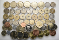 A lot containing 59 copper-nickel coins. All: Spain. Good very fine to FDC. LOT SOLD AS IS, NO RETURNS. 59 coins in lot.


From the collection of D...