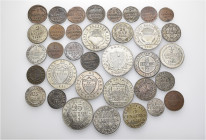 A lot containing 35 silver and bronze coins. All: Switzerland. Good very fine to good extremely fine. LOT SOLD AS IS, NO RETURNS. 35 coins in lot.

...