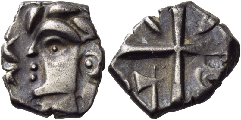 Southern Gaul. Volcae-Tectosages. Circa 121-52 BC. Drachm (Silver, 15 mm, 2.89 g...