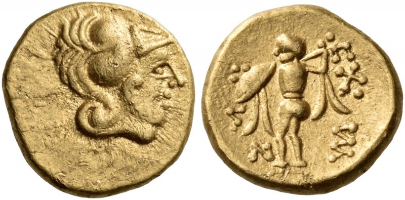 Central Europe. Boii. 3rd/2nd Century BC. 1/8 Stater (Gold, 8 mm, 1.04 g, 2 h). ...
