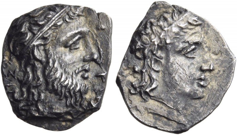 Sicily. Herbessos. Circa 344-339/8 BC. Litra (Silver, 9 mm, 0.76 g, 11 h). Head ...