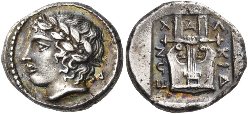 Macedon. Chalkidian League. Circa 432-348 BC. Tetrobol (Silver, 14 mm, 2.44 g, 1...