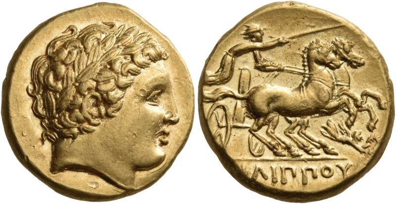 Kings of Macedon. Philip II, 359-336 BC. Stater (Gold, 17 mm, 8.56 g, 12 h), Pel...