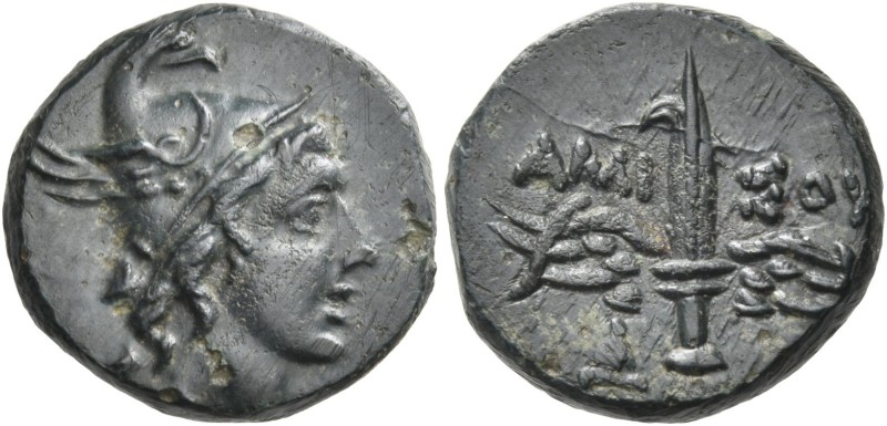 Pontos. Amisos. Time of Mithradates VI Eupator, circa 85-65 BC. (Bronze, 13 mm, ...