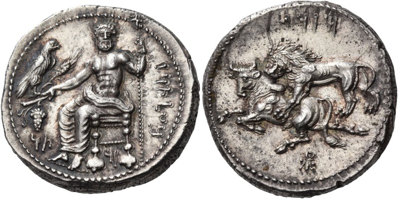 Cilicia. Tarsos. Mazaios, satrap of Cilicia, 361/0-334 BC. Stater (Silver, 24 mm...