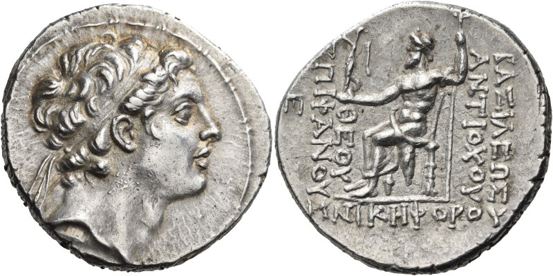 Seleukid Kings. Antiochos IV Epiphanes, 175-164 BC. Tetradrachm (Silver, 30 mm, ...