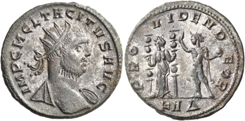 Tacitus, 275-276. Antoninianus (Billon, 22 mm, 4.02 g, 4 h), Serdica, fourth off...
