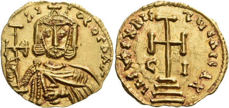Nicephorus I, 802-811. Solidus (Gold, 19 mm, 3.82 g, 6 h), uncertain Sicilian mi...