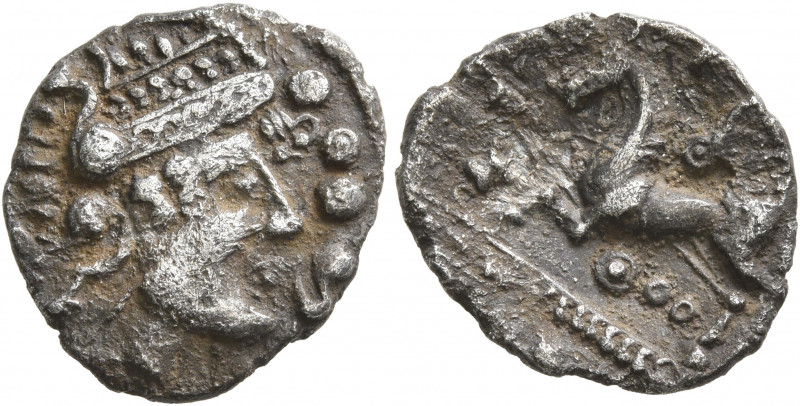 BRITAIN. Iceni. Uninscribed, circa 65-1 BC. Unit (Silver, 15 mm, 1.32 g, 3 h). D...