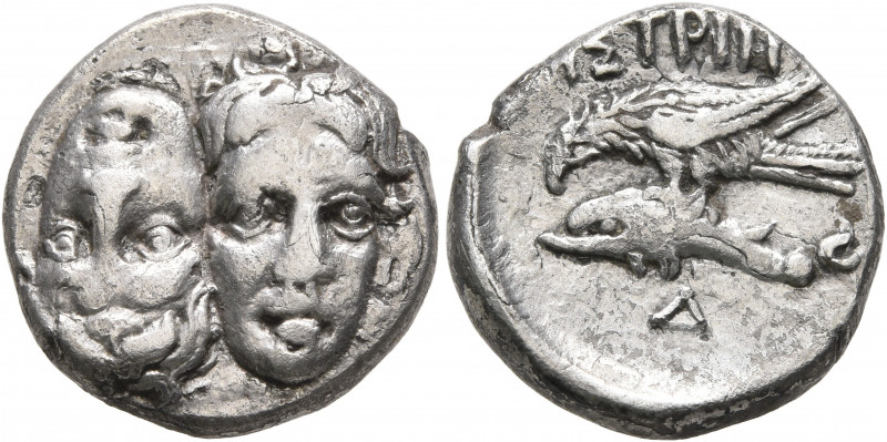 MOESIA. Istros. Circa 340/30-313 BC. Drachm (Subaeratus, 16 mm, 5.34 g, 12 h), a...