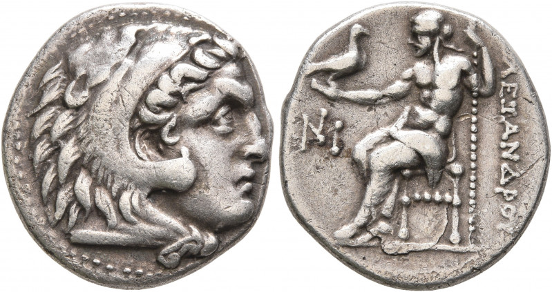 KINGS OF MACEDON. Alexander III ‘the Great’, 336-323 BC. Drachm (Silver, 18 mm, ...