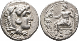 KINGS OF MACEDON. Alexander III ‘the Great’, 336-323 BC. Tetradrachm (Silver, 26 mm, 17.18 g, 12 h), Damaskos, struck under Menon or Menes, circa 330-...