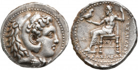 KINGS OF MACEDON. Alexander III ‘the Great’, 336-323 BC. Tetradrachm (Silver, 27 mm, 17.17 g, 3 h), Babylon, struck under Archon, Dokimos or Seleukos ...