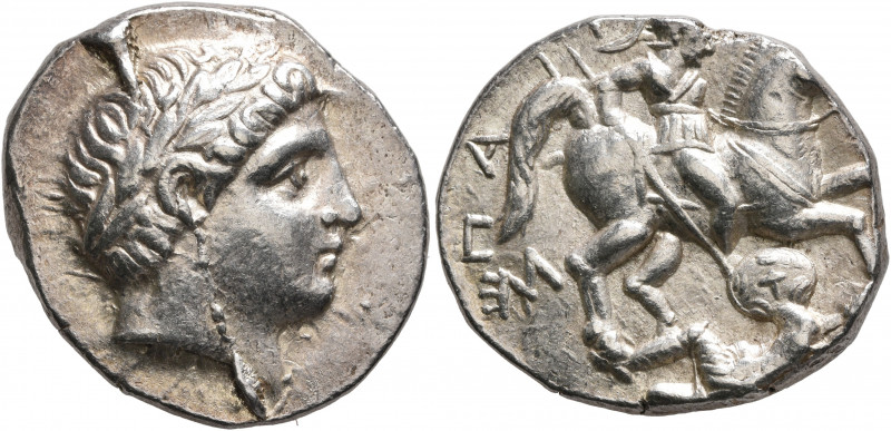 KINGS OF PAEONIA. Patraos, circa 335-315 BC. Tetradrachm (Silver, 24 mm, 12.82 g...