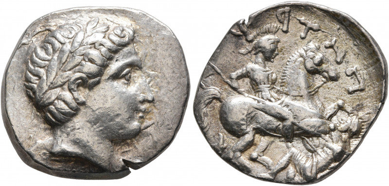 KINGS OF PAEONIA. Patraos, circa 335-315 BC. Tetradrachm (Silver, 24 mm, 10.85 g...