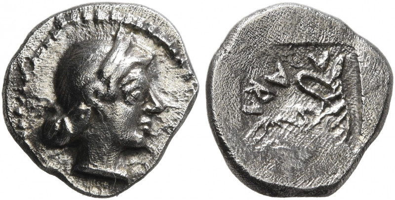 THESSALY. Larissa. Circa 479-465 BC. Obol (Silver, 10 mm, 0.90 g, 5 h). Head of ...