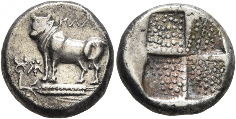 BITHYNIA. Kalchedon. Circa 367/6-340 BC. Drachm (Silver, 15 mm, 3.78 g), Rhodian...