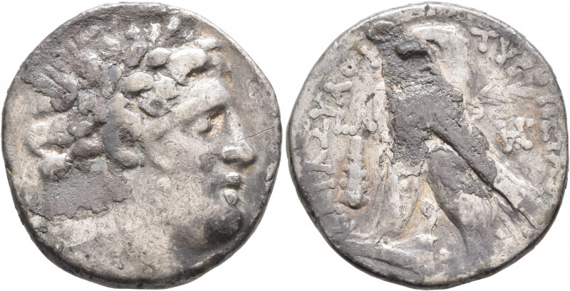 PHOENICIA. Tyre. 126/5 BC-AD 65/6. Shekel (Silver, 28 mm, 14.00 g, 12 h), CY 30 ...