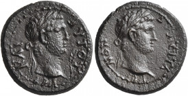 MYSIA. Germe. Titus, 79-81. Assarion (Bronze, 17 mm, 3.45 g, 11 h). ΑΥΤΟ Τ ΓΕΡ ΚΑΙ Laureate head of Titus to right; to right, two corn ears. Rev. ΔΟΜЄ...