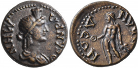 LYDIA. Silandus. Pseudo-autonomous issue. Hemiassarion (Bronze, 17 mm, 2.57 g, 6 h), late 1st century AD. ΘΕΑN ΡΩΜΗN Draped bust of Roma to right, wea...