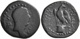 PHRYGIA. Cibyra. Vespasian (?), 69-79. AE (Bronze, 18 mm, 3.50 g, 12 h), T. Clodius Eprius Marcellus, proconsul of Asia 70-73. ΜΑΡΚΕΛΛΟC Bare head of ...