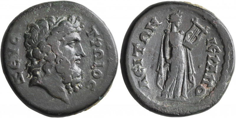 PHRYGIA. Hierapolis. Pseudo-autonomous issue. Triassarion (Bronze, 27 mm, 11.53 ...