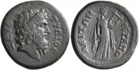 PHRYGIA. Hierapolis. Pseudo-autonomous issue. Triassarion (Bronze, 27 mm, 11.53 g, 6 h), circa 2nd century. ΖЄYϹ ΤΡΩΙΟϹ Diademed head of Zeus Troios t...