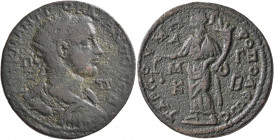 CILICIA. Tarsus. Gordian III, 238-244. Hexassarion (Bronze, 36 mm, 21.50 g, 8 h). AYT K M ANT ΓOPΔIANOC CЄB / Π - Π Radiate, draped and cuirassed bust...