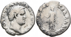 Otho, 69. Denarius (Silver, 18 mm, 3.01 g, 6 h), 15 January-16 April 69. IMP OTHO CAESAR AVG TR P Bare head of Otho to right. Rev. PAX ORBIS TERRARVM ...