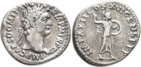 Domitian, 81-96. Denarius (Silver, 19 mm, 3.31 g, 7 h), Rome, 93-94. IMP CAES DOMIT AVG GERM P M TR P XIII Laureate head of Domitian to right. Rev. IM...