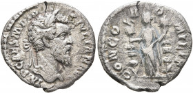 Didius Julianus, 193. Denarius (Silver, 17 mm, 2.00 g, 12 h), Rome. IMP CAES M DID IVLIAN AVG Laureate head of Didius Julianus to right. Rev. CONCORD ...