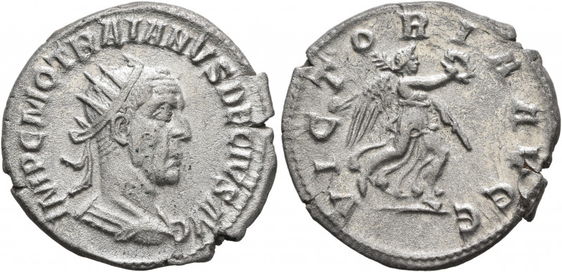 Trajan Decius, 249-251. Antoninianus (Silver, 22 mm, 3.54 g, 6 h), Antiochia, Ju...