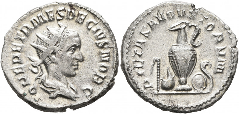 Herennius Etruscus, as Caesar, 249-251. Antoninianus (Silver, 21 mm, 4.46 g, 6 h...